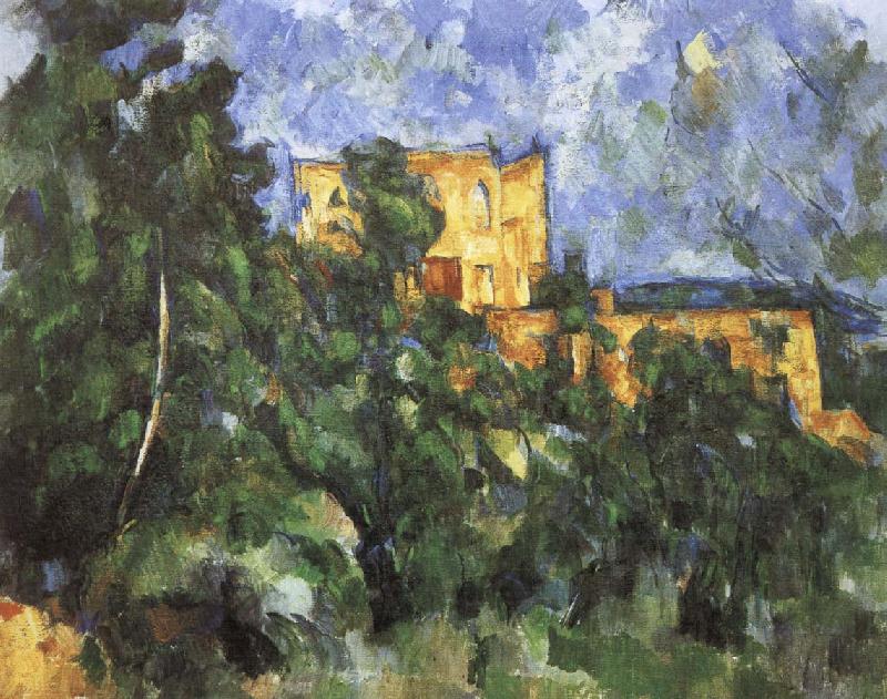 Paul Cezanne zwarte kasteel oil painting image